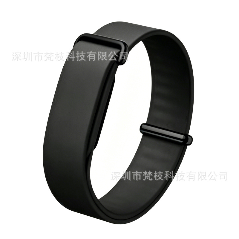Silicone sport loop band in Black